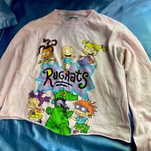 This is a fashion nova Nickelodeon long sleeve crop-top size: medium